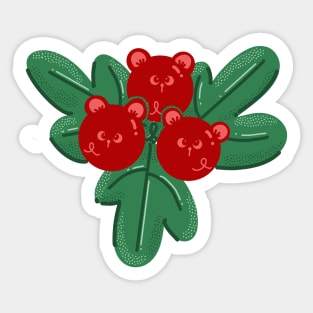 Holly Bears Sticker